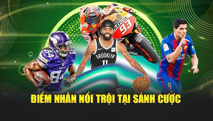 Điểm nhấn nổi trội tại sảnh cược