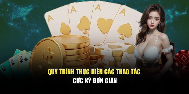 Quy trình thực hiện các thao tác cực kỳ đơn giản
